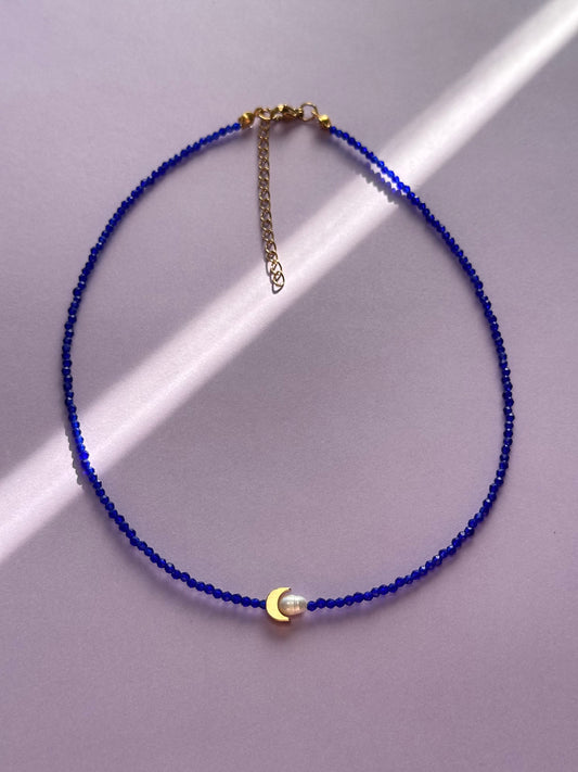 Colier luna si perla