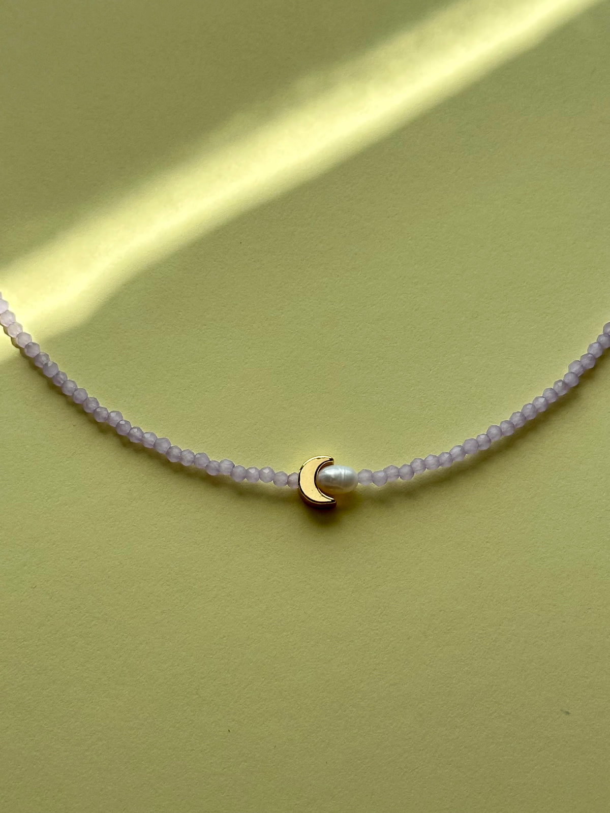 Colier luna si perla