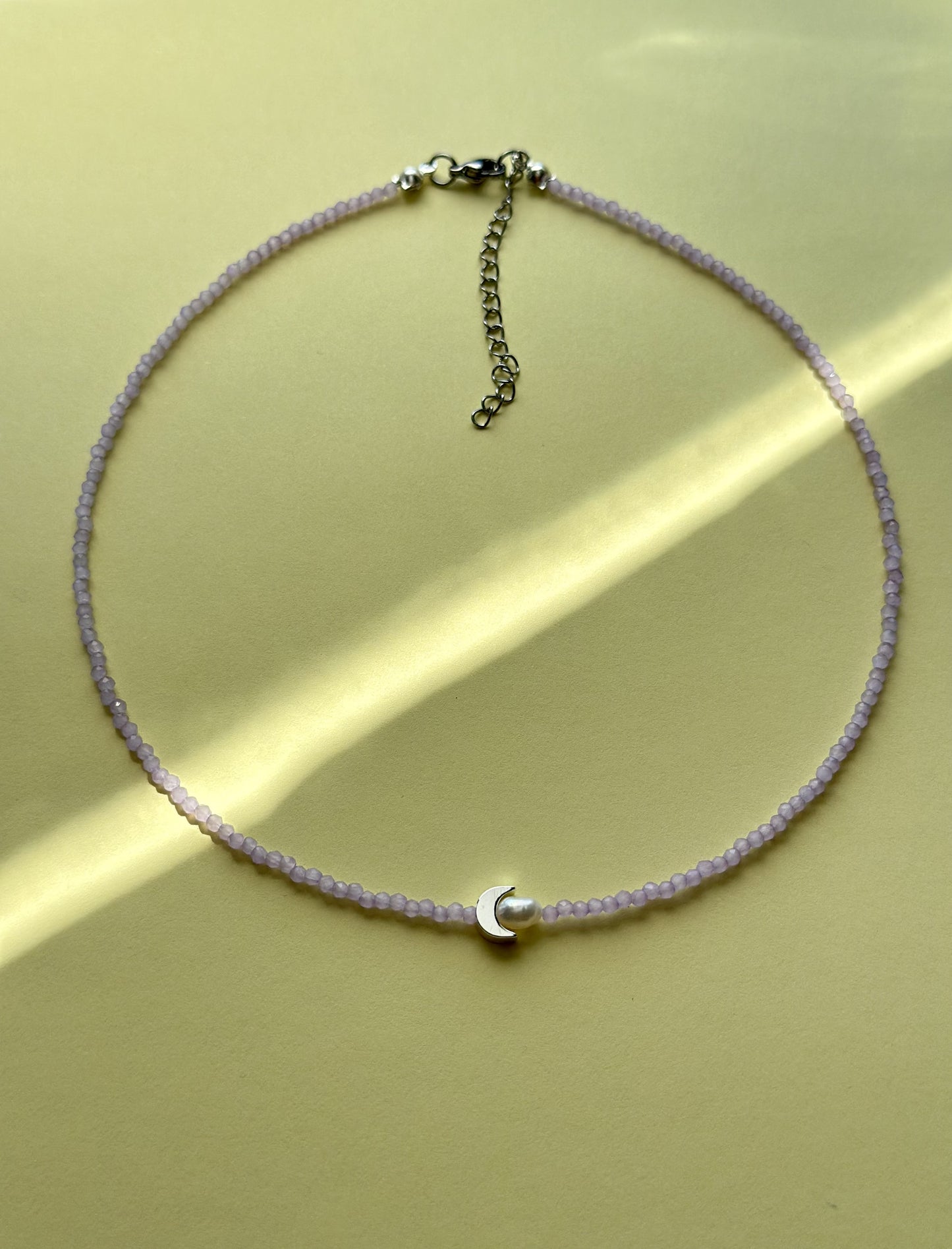 Colier luna si perla