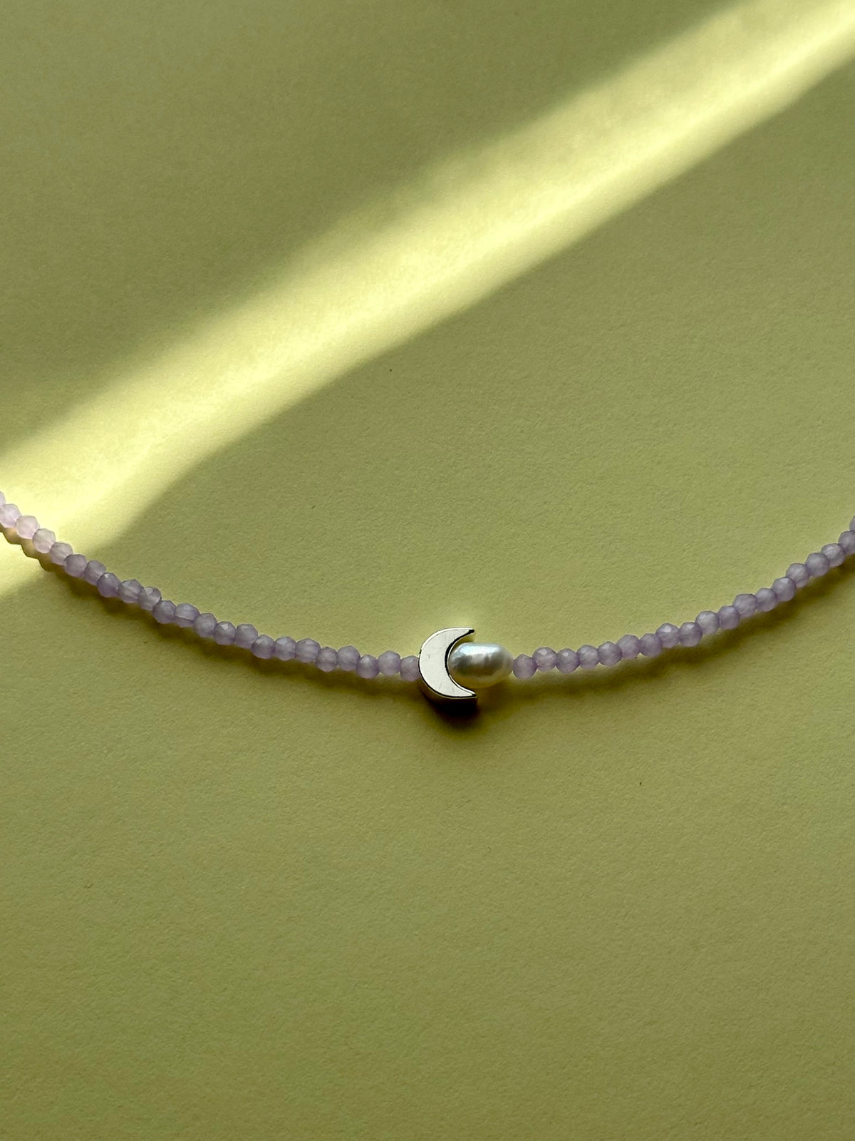 Colier luna si perla