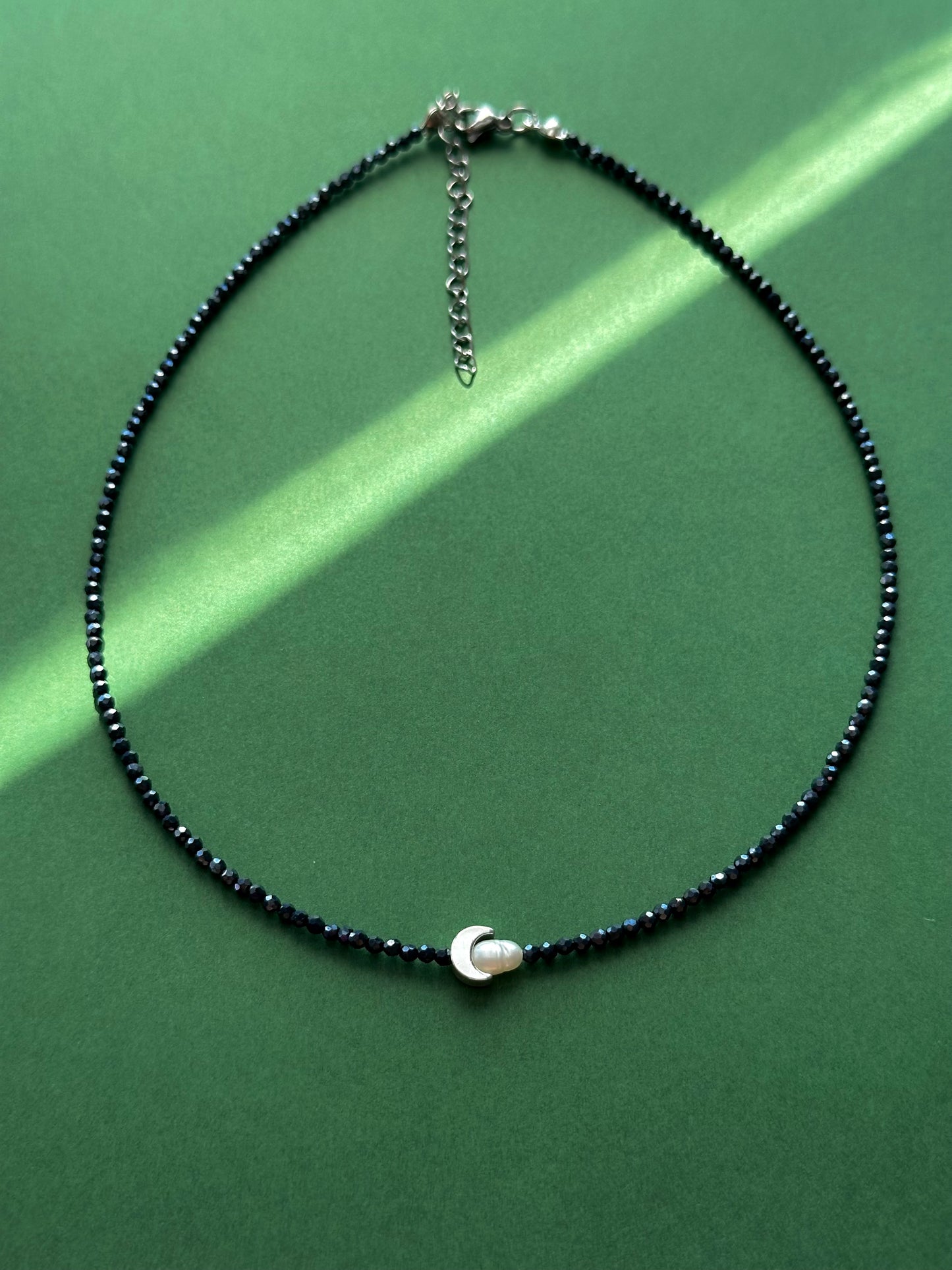 Colier luna si perla