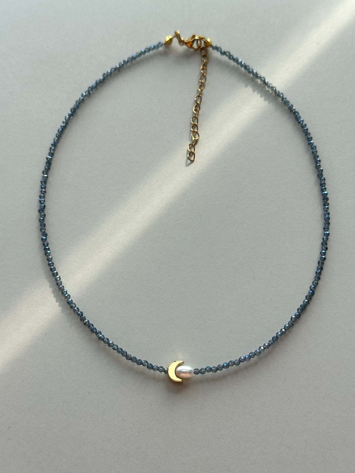 Colier luna si perla
