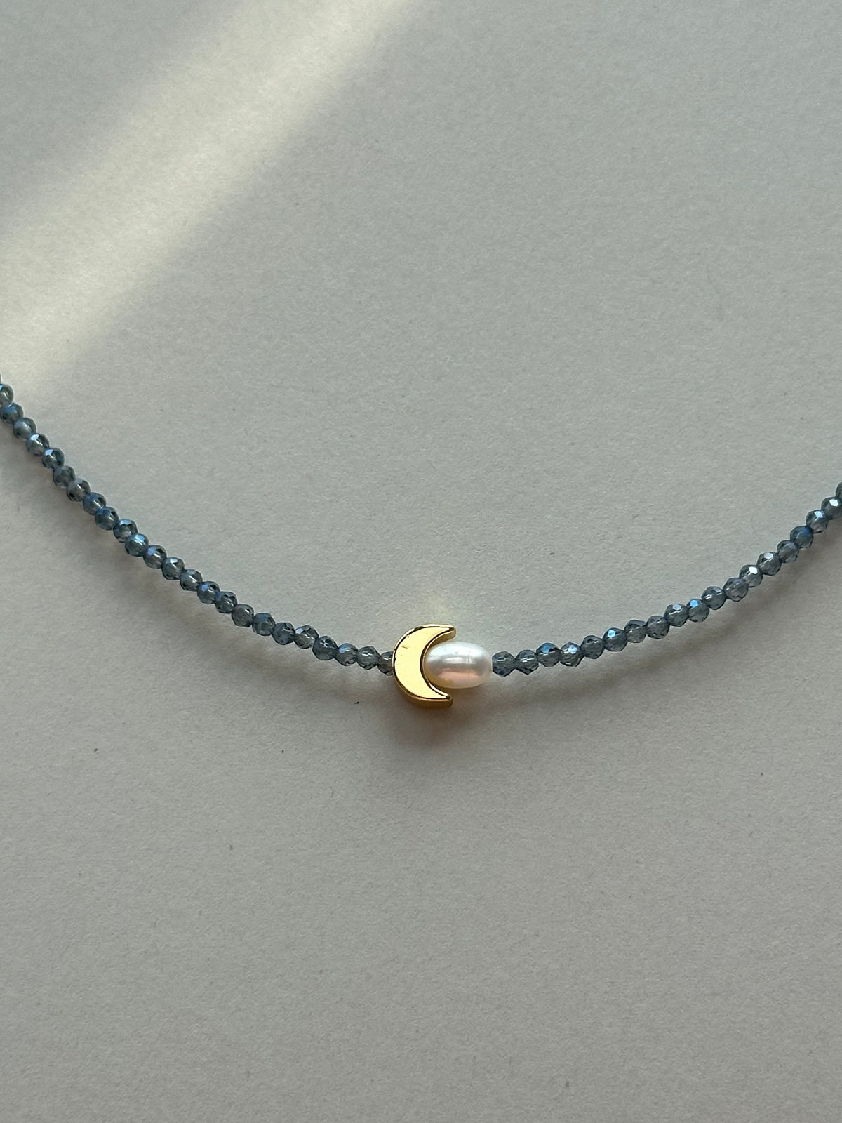 Colier luna si perla