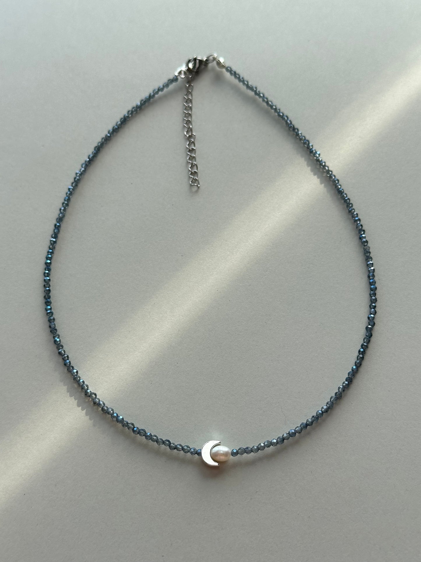 Colier luna si perla