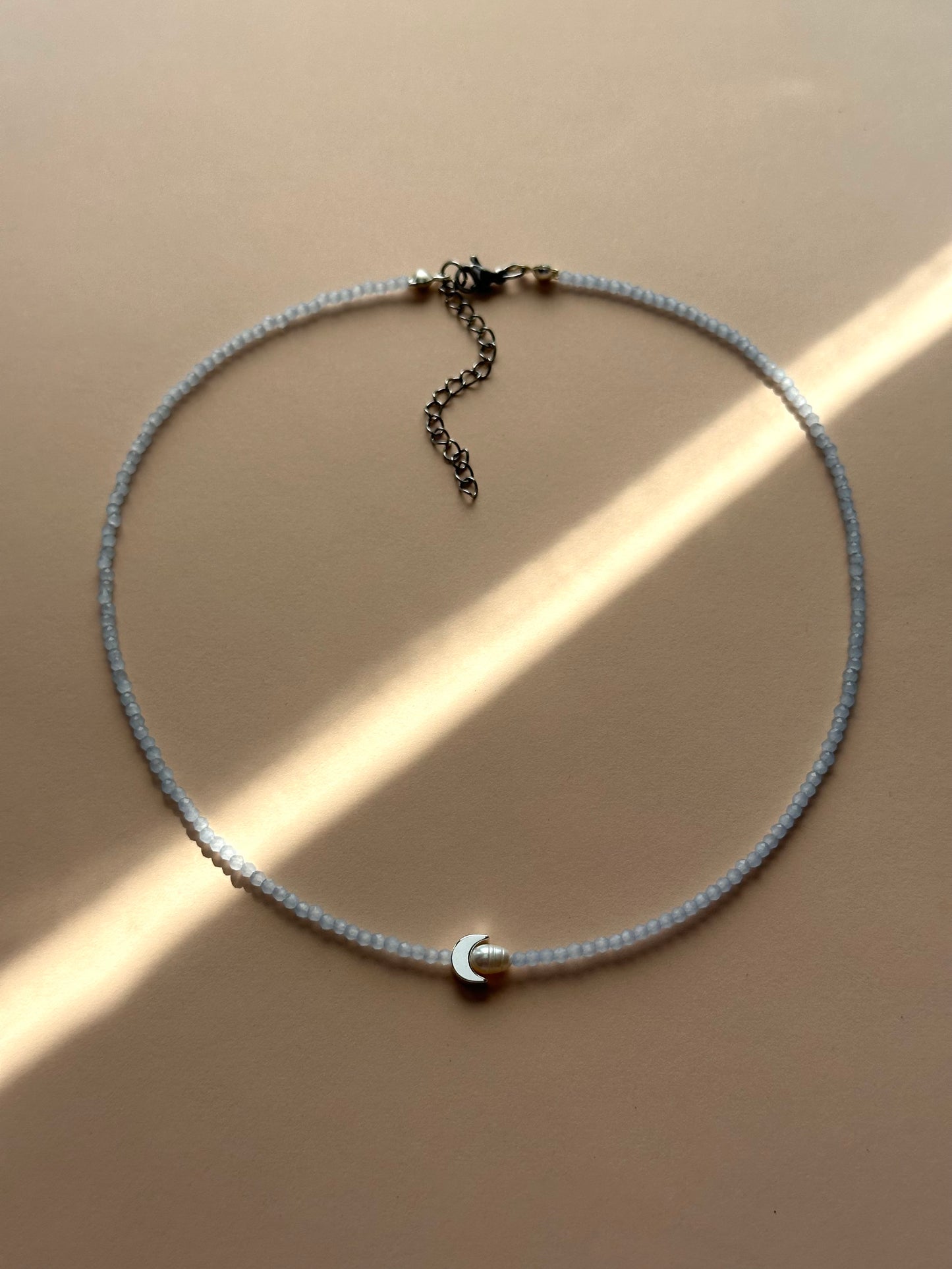Colier luna si perla